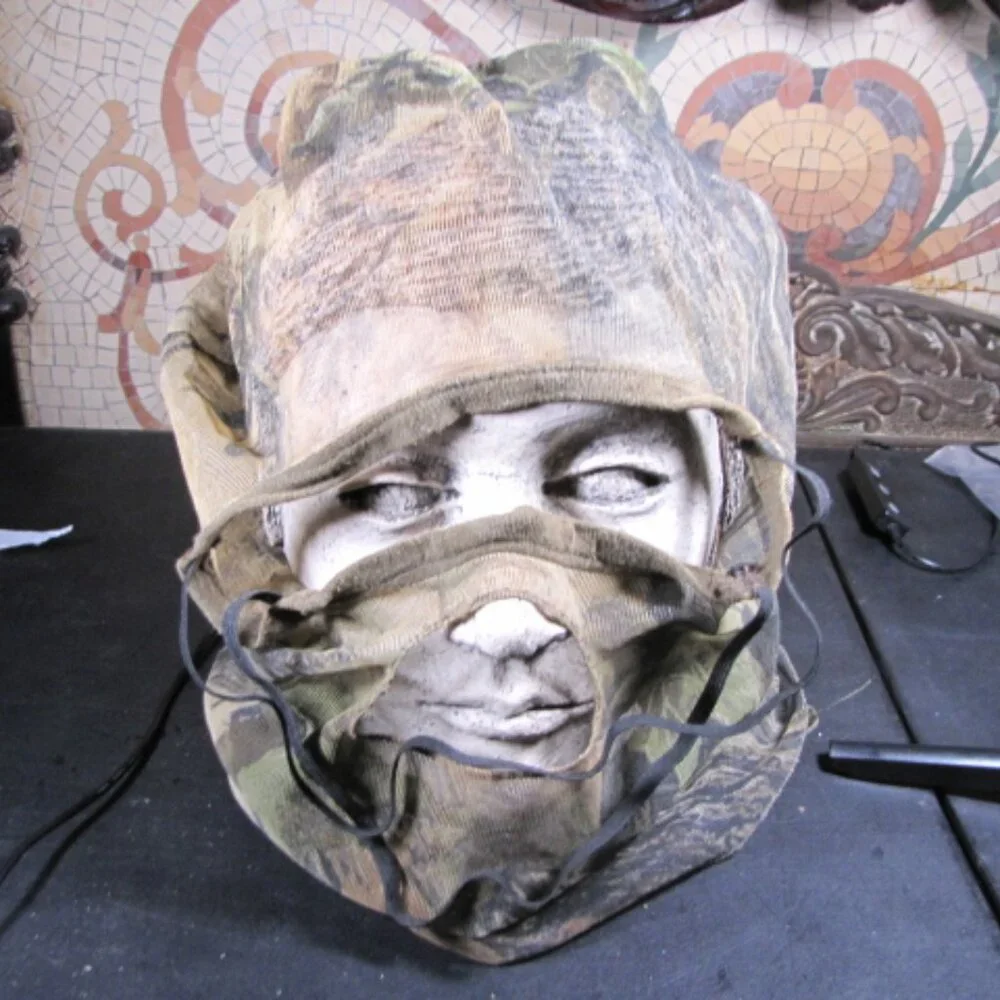 Camouflage Full Face Head Net